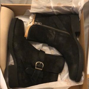 Brand new Born black ankle boots
